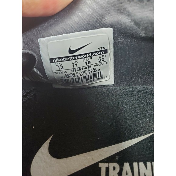 Nike Free Trainer 3.0 V4 Men's Size 12 Sneakers University Red White Black - Picture 11 of 12